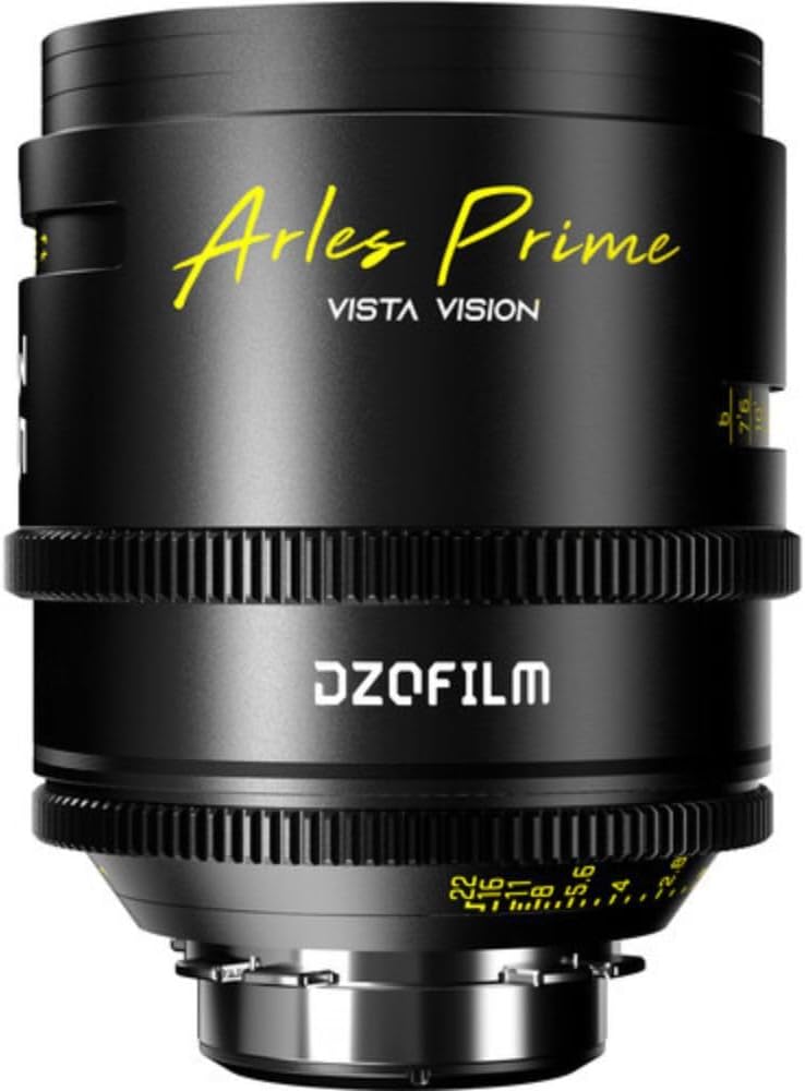DZOFilm Arles 35mm T1.4 PL Mount Prime Cine Lens with 95mm Front Diameter, 86mm Filter Size, and Vista Vision Sensors for High-End Cinematography (Black)